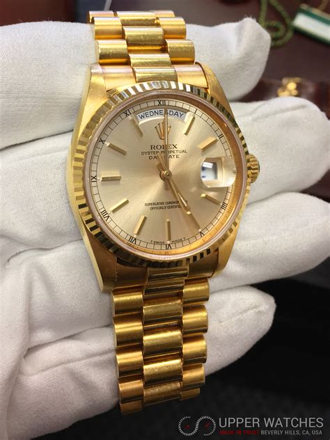 all gold presidential rolex price|rolex president 18k gold cost.